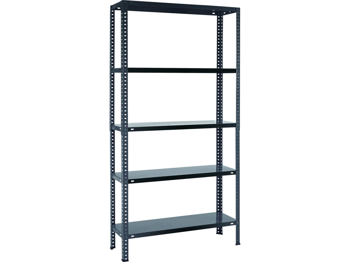 Practo Home Metal Rack opbergrek 180x90x30 cm metaal zwart