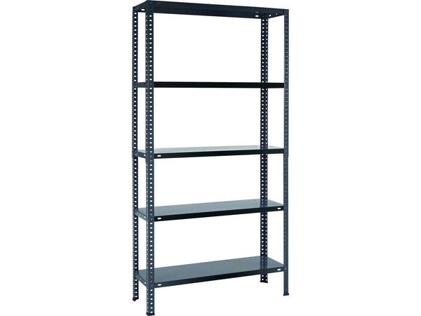 Practo Home Metal Rack opbergrek 180x90x30 cm metaal zwart