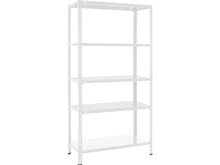 Practo Home Metal Rack opbergrek 180x90x40 cm metaal wit