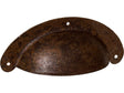 Linea Bertomani Meubelgreep schelp 90mm roest
