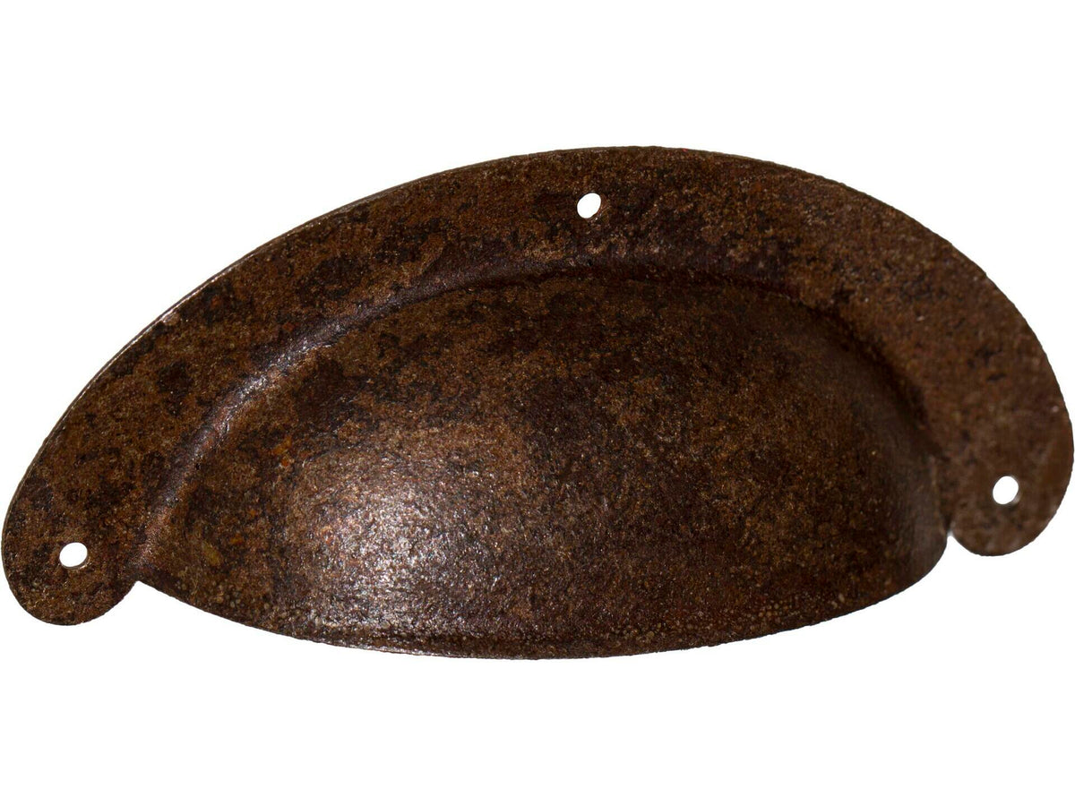 Linea Bertomani Meubelgreep schelp 90mm roest