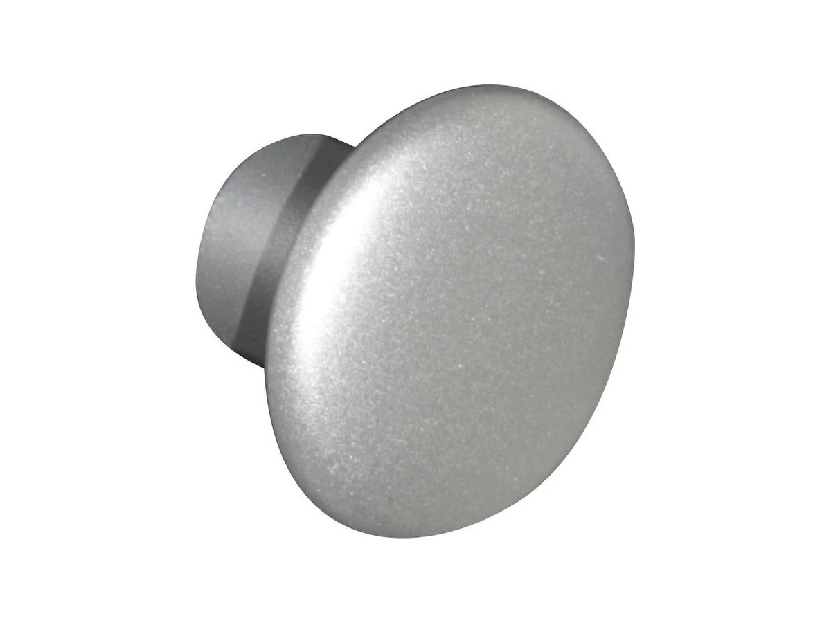 Linea Bertomani Meubelknop 32mm kunststof aluminium look