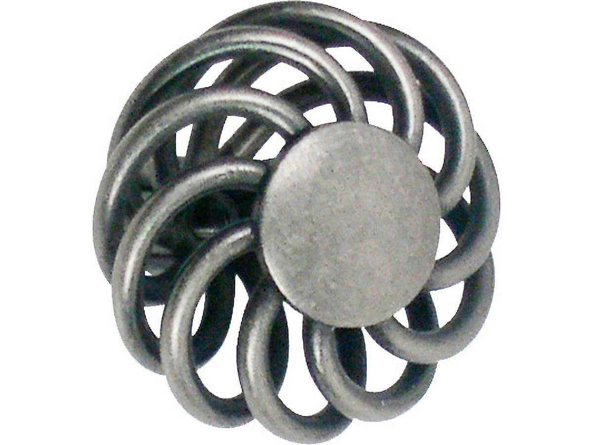 Linea Bertomani Meubelknop spiraal 38mm antiek ijzer