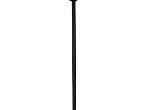 Meubelpoot 25x25 mm 75cm metaal zwart