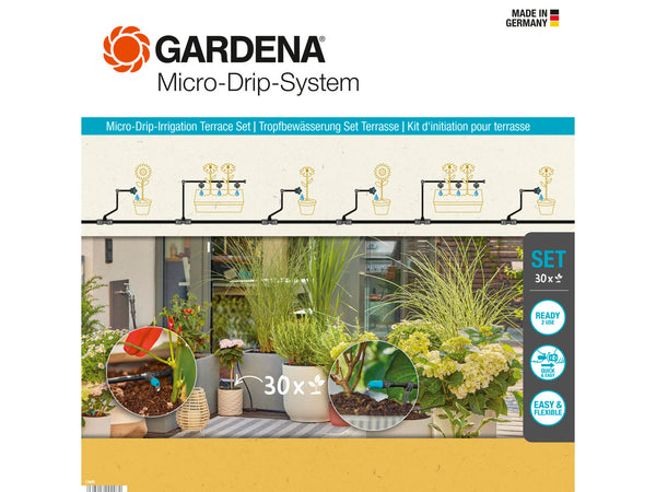 Gardena Kit d'arrosage Micro-Drip terrasse