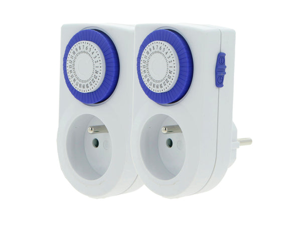 Select Plus Mini schakelklok mechanisch 2 stuks