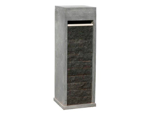 De Witte Model 63 brievenbus blauwe hardsteen en basalt