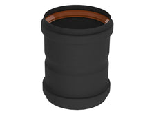 Saninstal Mof FF voor pelletkachel 80mm zwart