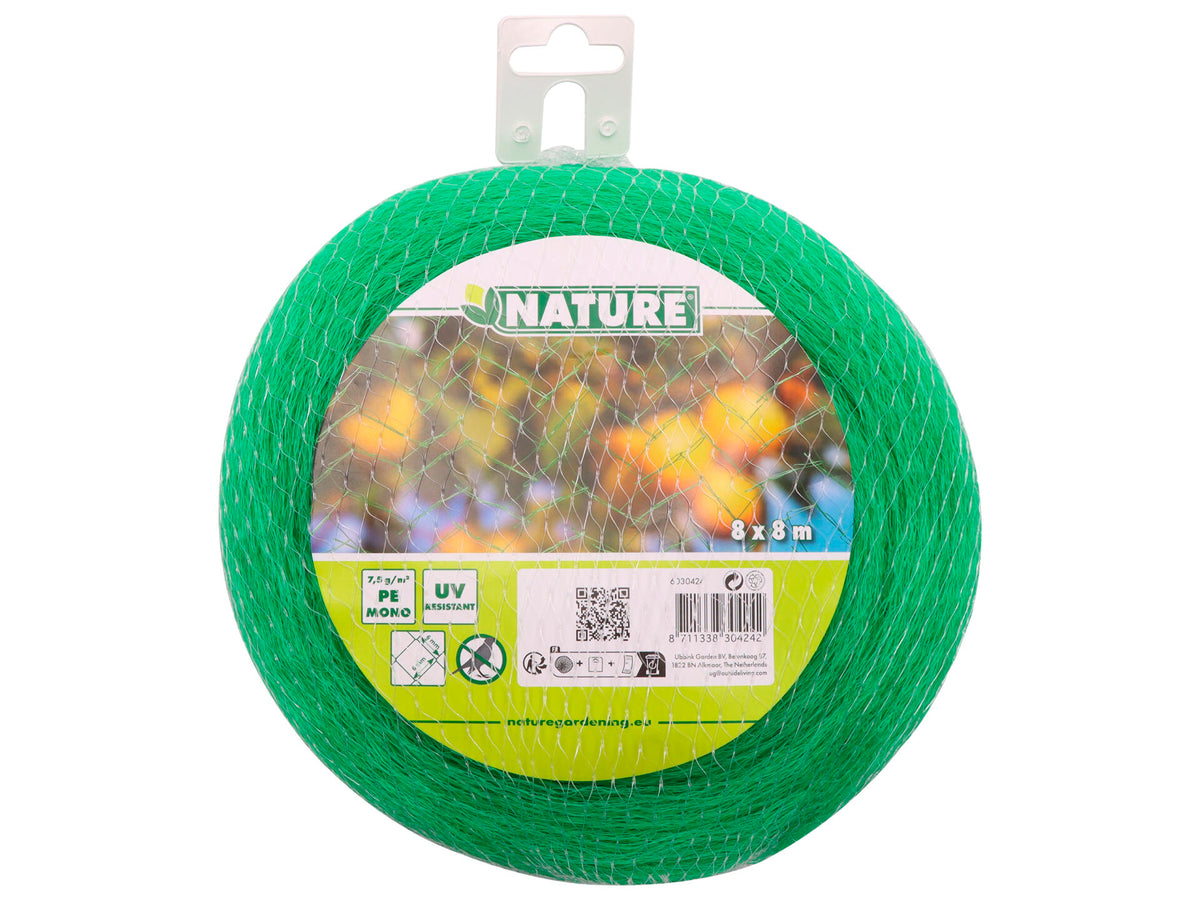 Nature Mono fruitboomnet 8x8 m groen