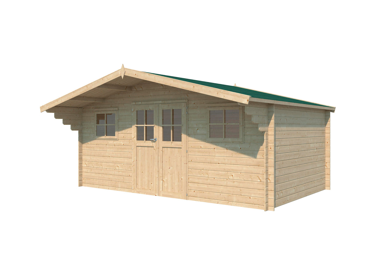 Gardenas Mont Blanc houten tuinhuis 505x320x248 cm blokhut