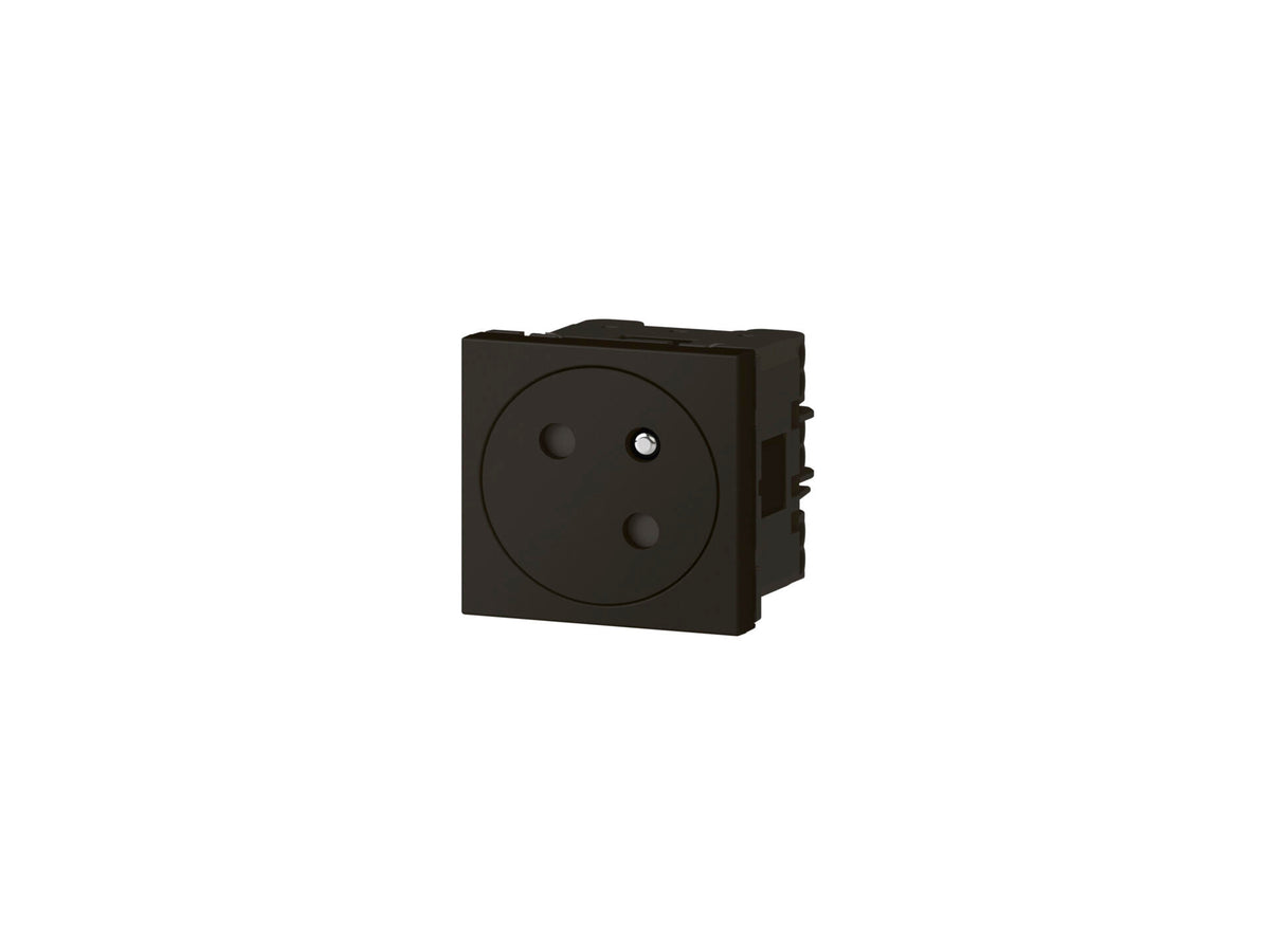 Legrand Mosaic Link DLP enkel stopcontact met clip zwart