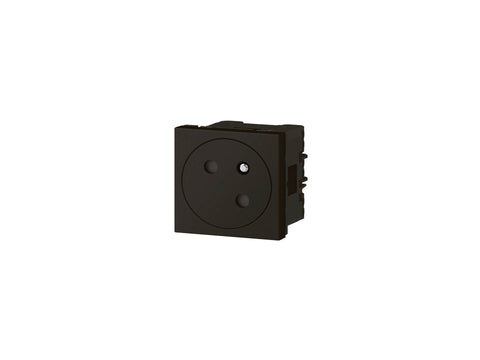 Legrand Mosaic Link DLP enkel stopcontact met clip zwart