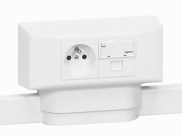 Legrand Support Mosaic 4 modules pour moulures DLP