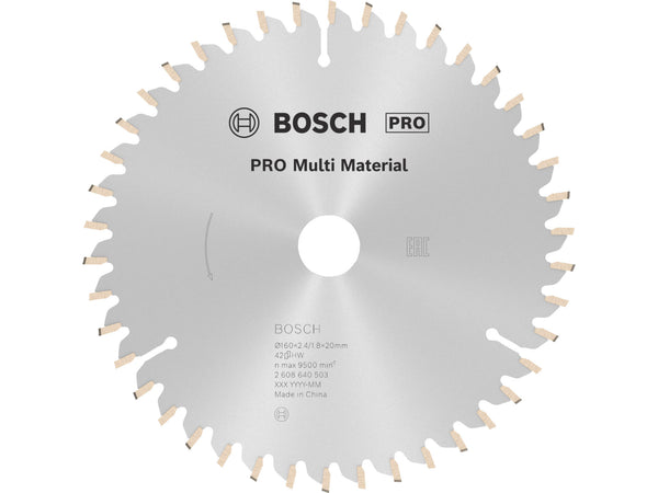 Bosch Professional Multi Material cirkelzaagblad 160mm 42T