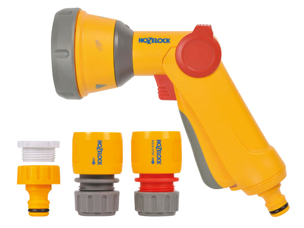 Hozelock kit de démarrage Multi Spray Gun Soft Touch 5 fonctions