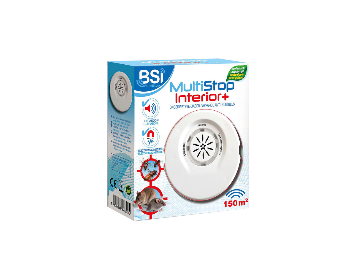 BSI MultiStop Interior+ ultrasone ongedierteverjager 150m²