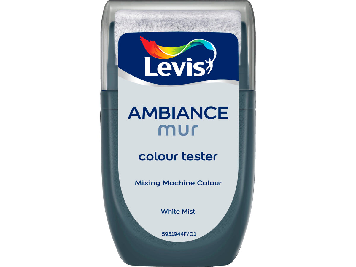 Levis Mur Mat kleurtester 30ml white mist
