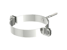 Saninstal Muurbeugel voor pelletkachel inox 80mm