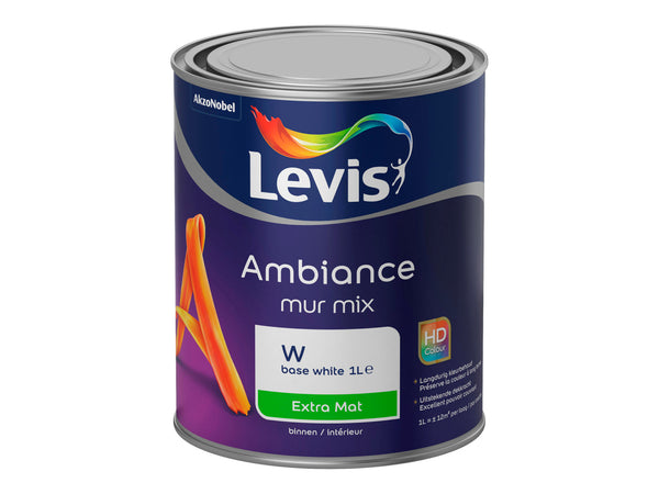 Levis Peinture murale Ambiance extra mate 1l base de mélange