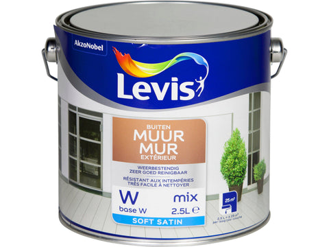 Levis Muurverf buiten soft satin mix 2,325l C