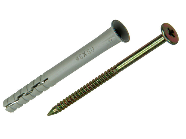 Mack Chevilles à clou 6x60 mm 35 pièces
