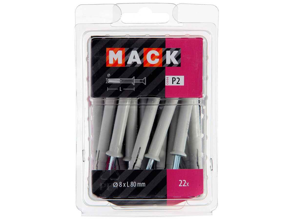 Mack Nagelpluggen 8x80 mm 22 stuks