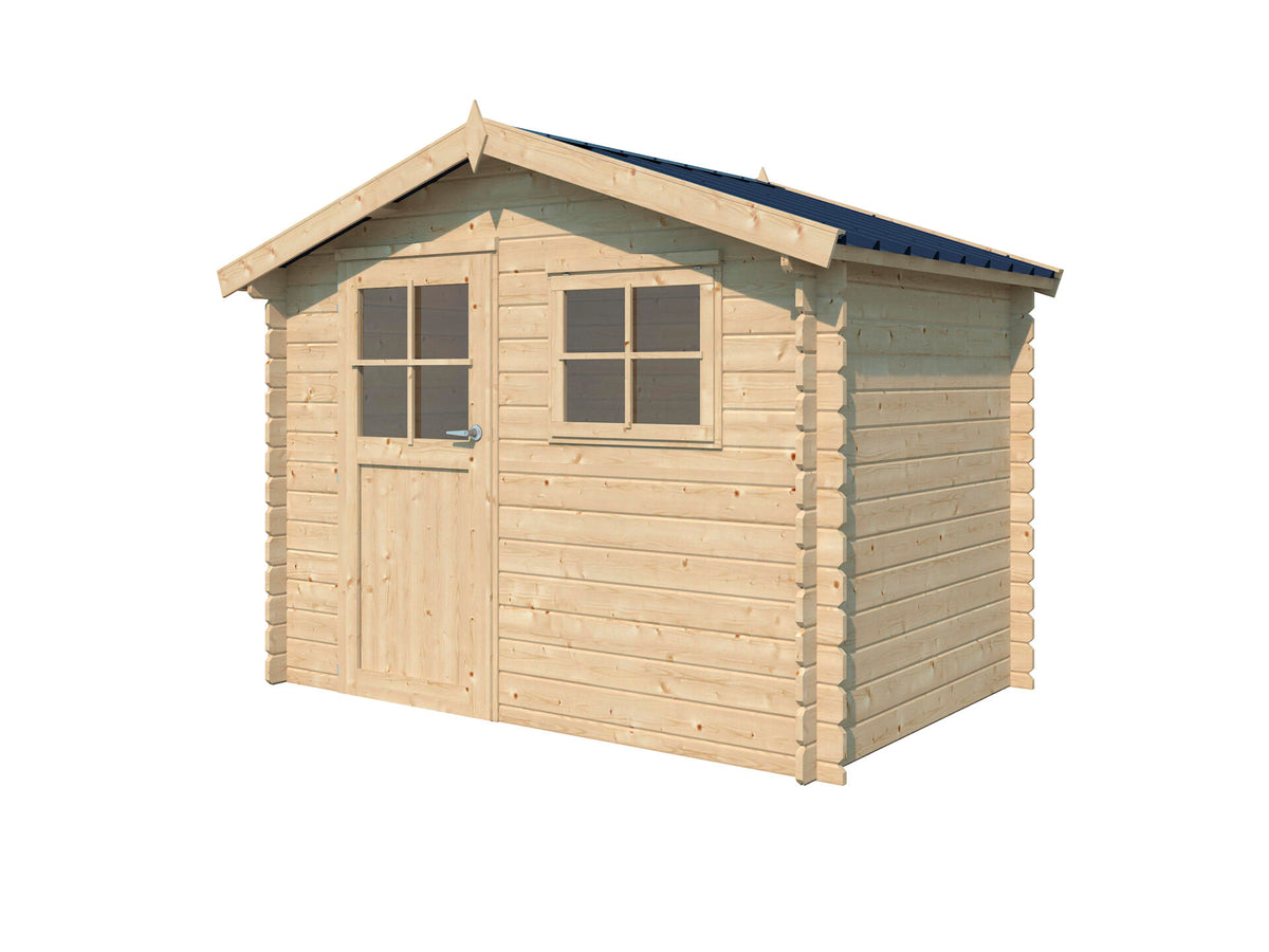 Gardenas Napels M houten tuinhuis 295x205x235 cm blokhut anticondensbescherming