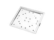 Saninstal Regard de visite pour baignoire 30x30 cm chrome