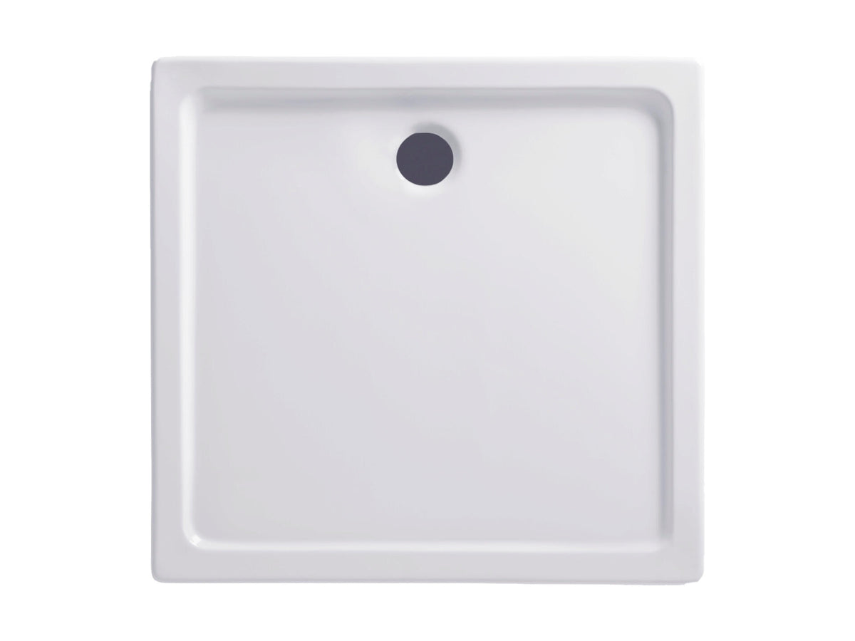 Lafiness Neptunus douchebak 90x90x4 cm acryl mat wit