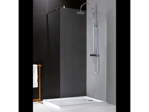 Lafiness New Free paroi de douche 140x200 cm fixe verre transparent