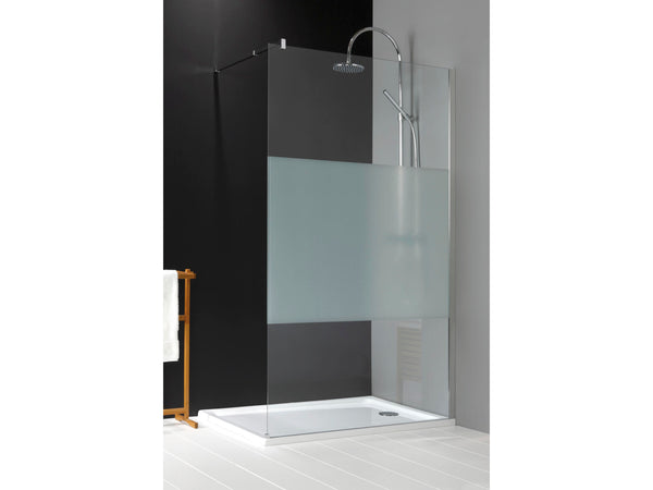 Lafiness New Free paroi de douche 140x200 cm pose libre sablé