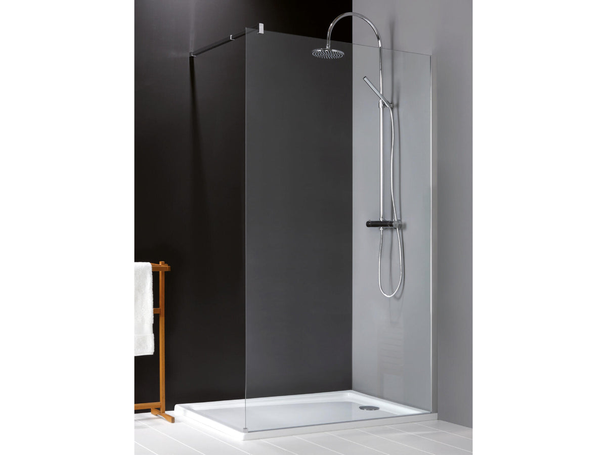 Lafiness New Free douchewand 90x200 cm vrijstaand helder glas