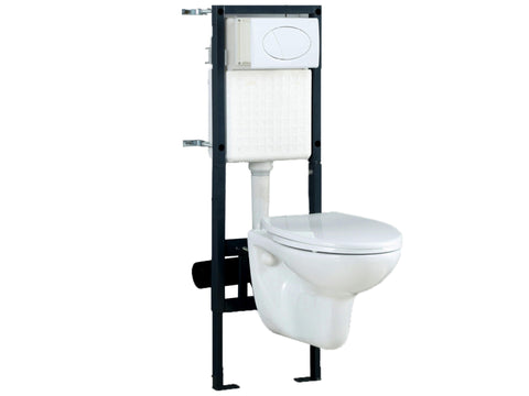 Lafiness Nivaro ophang WC-pack met duwplaat