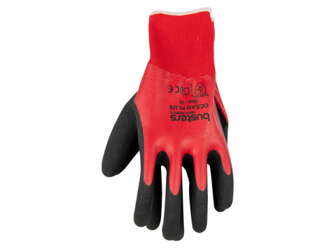 Busters Ocean Plus werkhandschoenen XL nylon rood