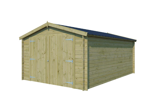 Gardenas Odense garage 535x355x241,2 cm hout geïmpregneerd