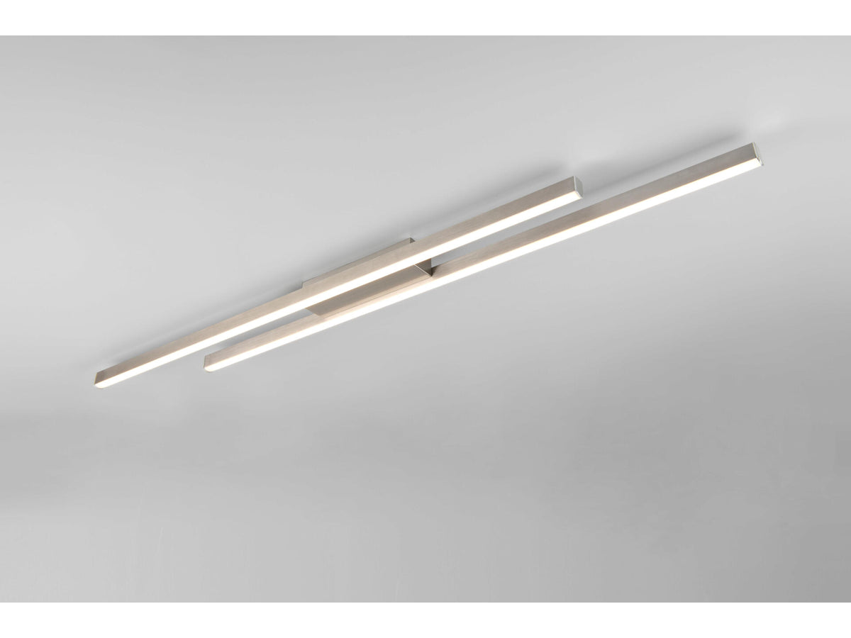 Reality Odio LED plafondlamp 22W nikkel