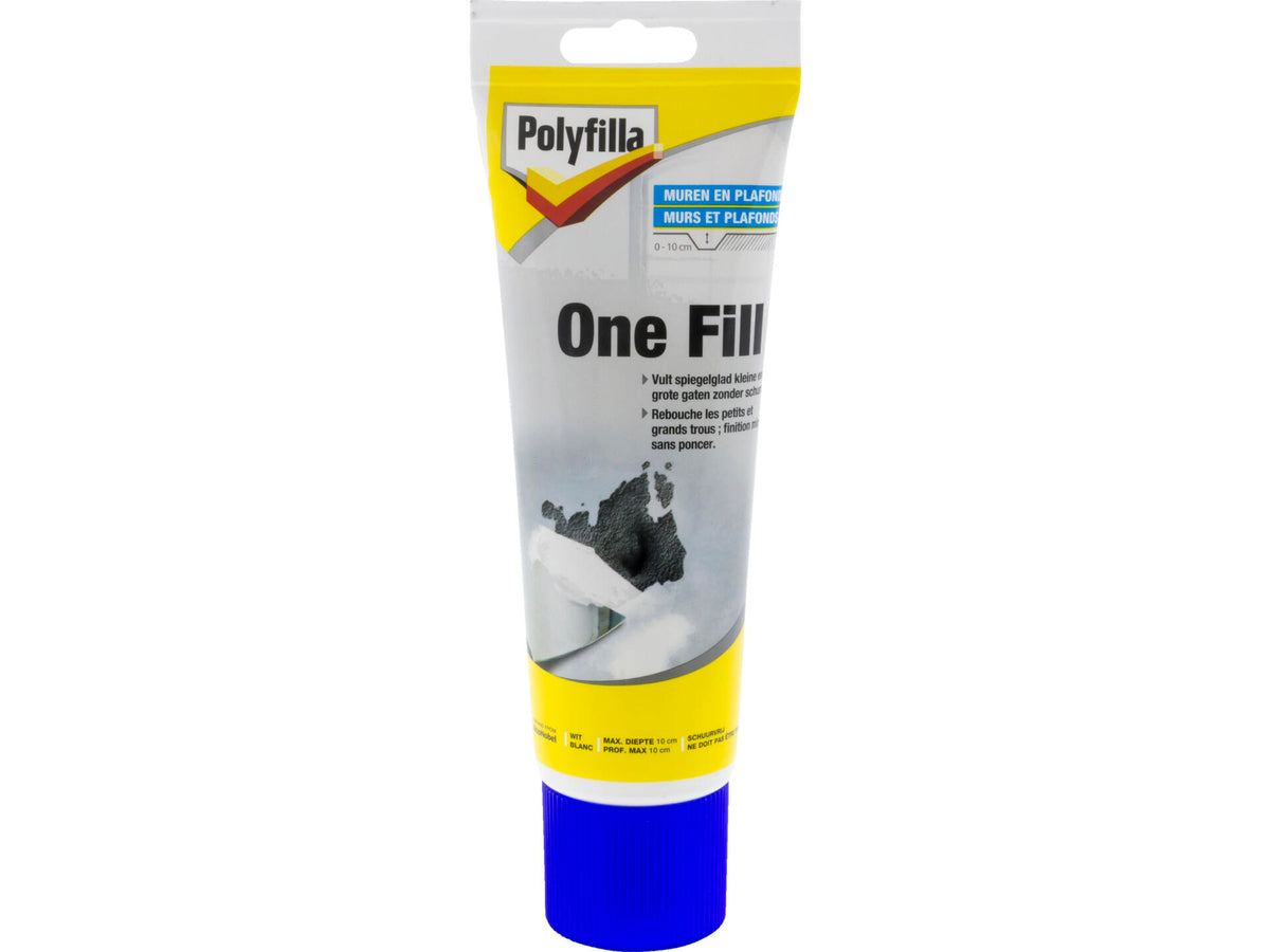 Polyfilla One-fill vulmiddel 200ml wit