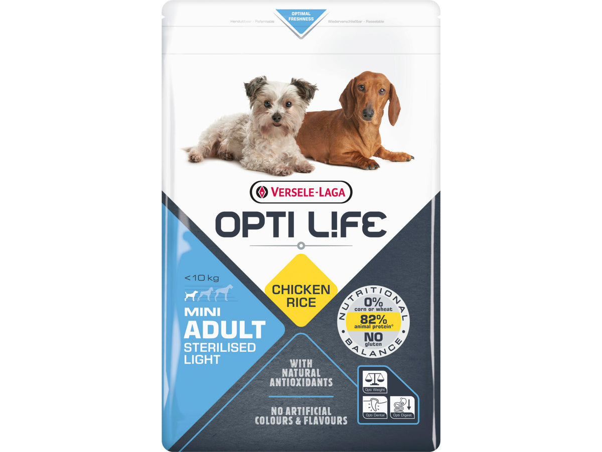 Opti Life Opti Life adult light mini hondenvoer 2,5kg