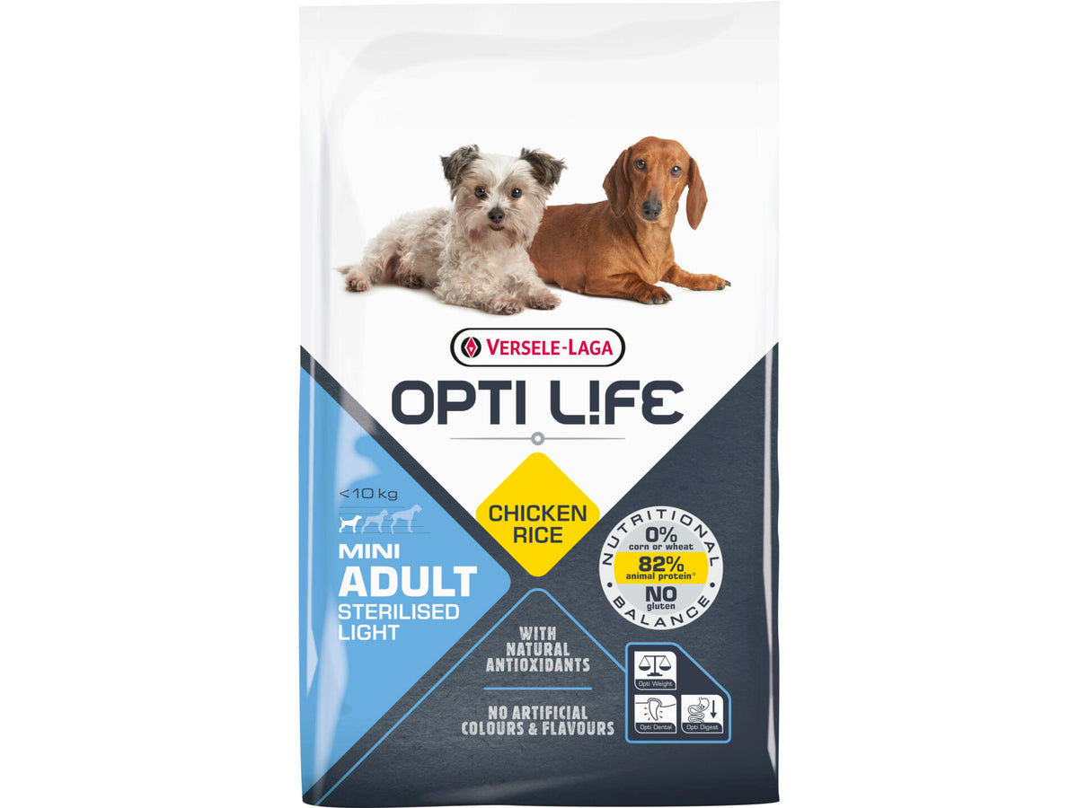 Opti Life Opti Life adult light mini hondenvoer 7,5kg
