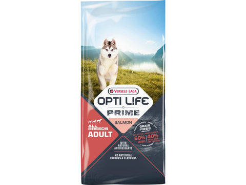 Opti Life Opti Life prime adult zalm hondenvoer 12,5 kg