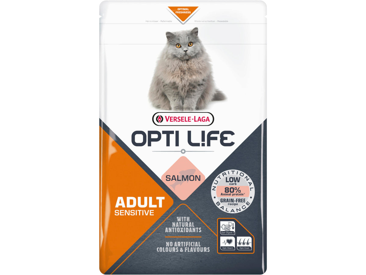 Opti Life Opti Life sensitive kattenvoer 1kg