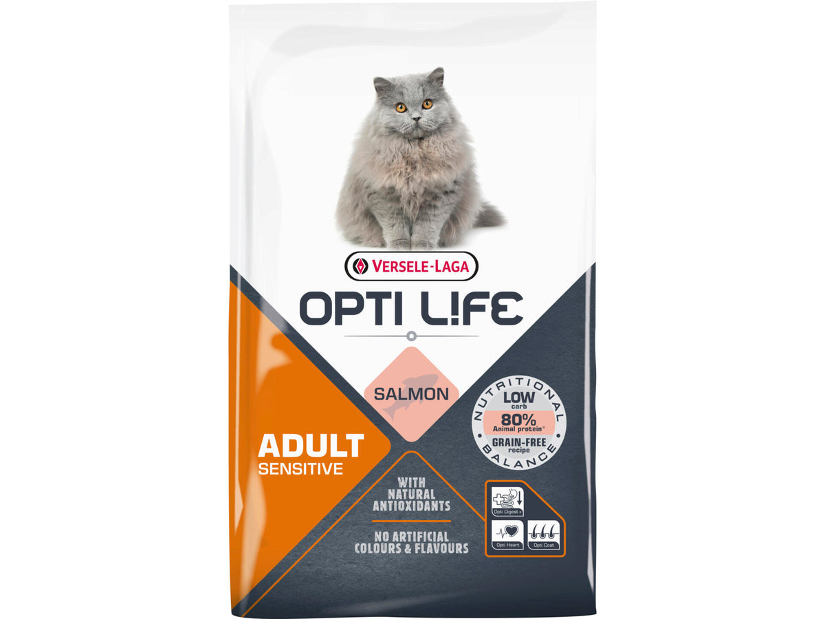Opti Life Opti Life sensitive kattenvoer 7,5kg