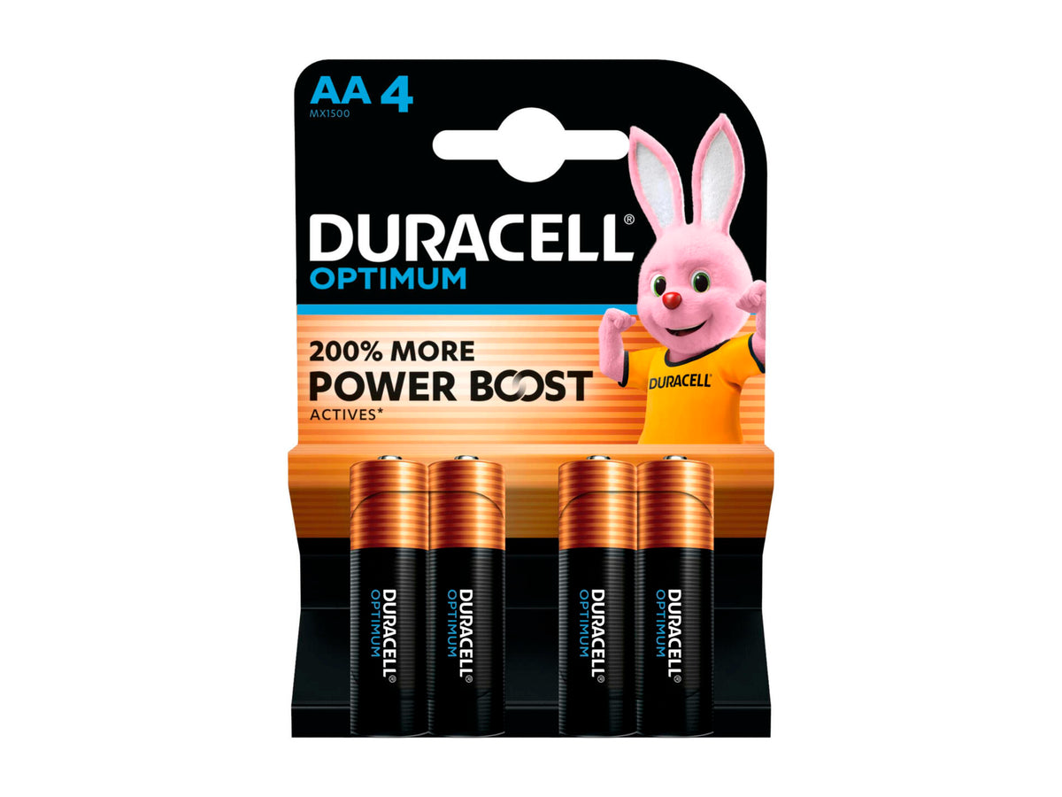 Duracell Optimum batterij alkaline AA 4 stuks