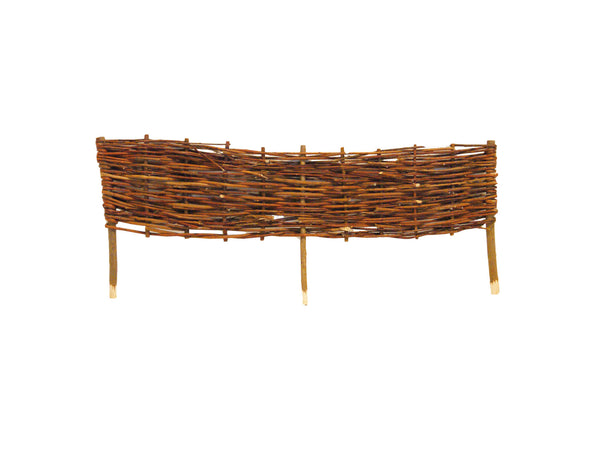 Cartri Bordure en bois de saule tressé Orba 90x22,5 cm