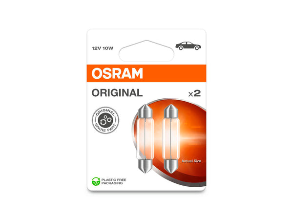 Osram Original Line T10 autolamp 12V 10W 2 stuks