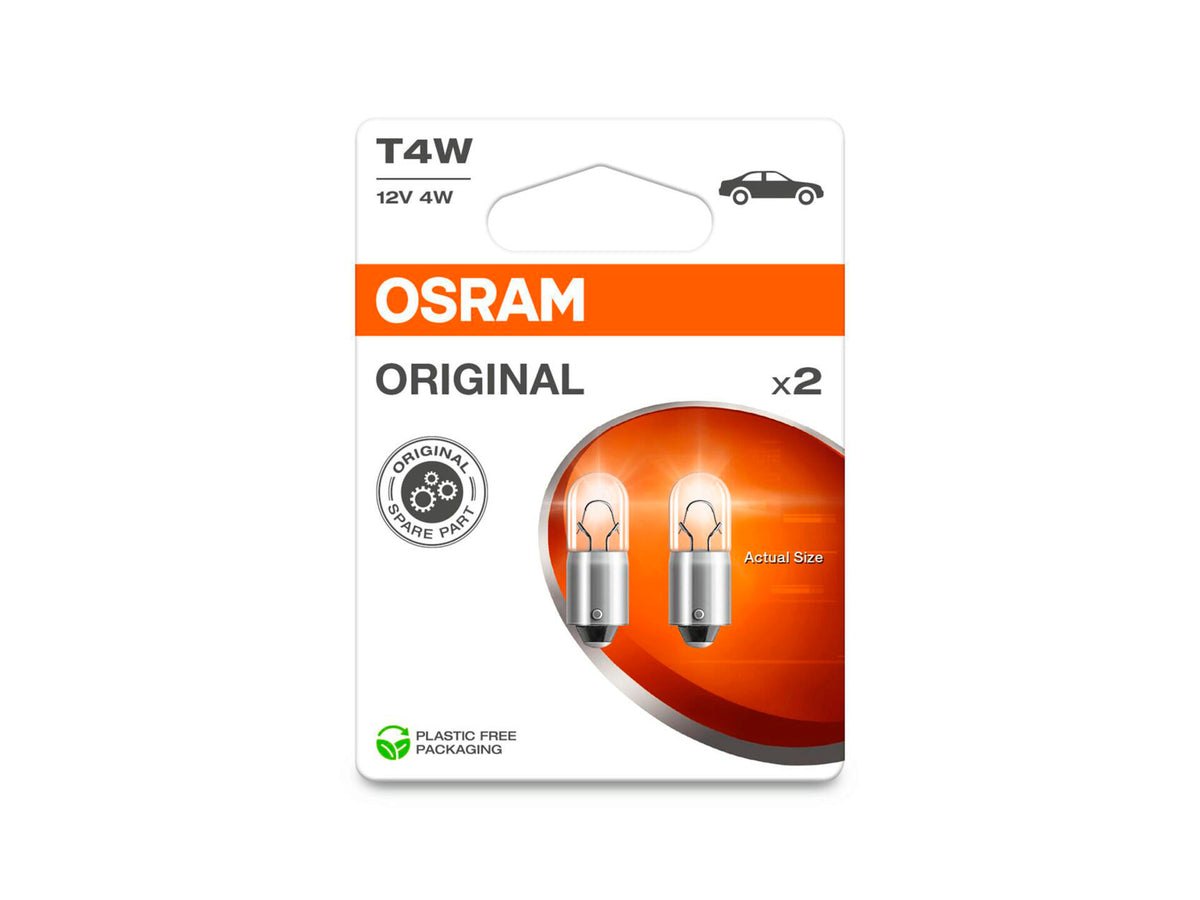 Osram Original Line T4W autolamp 12V 4W 2 stuks