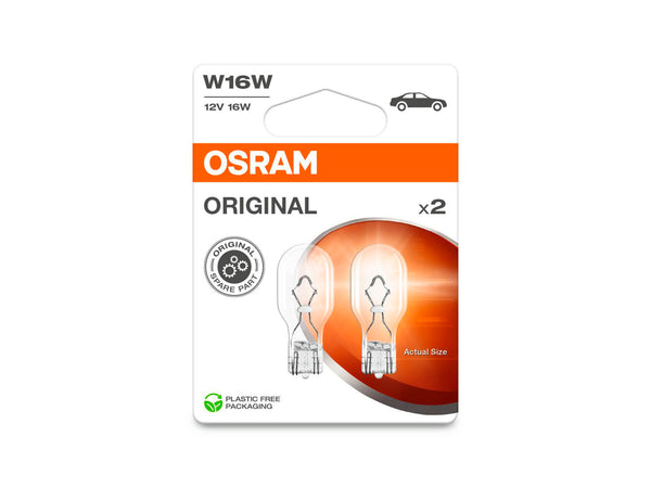 Osram Original Line W16W ampoule de voiture 12V 16W 2 pièces