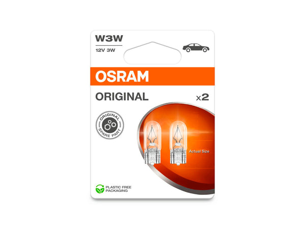 Osram Original Line W3W autolamp 12V 3W 2 stuks