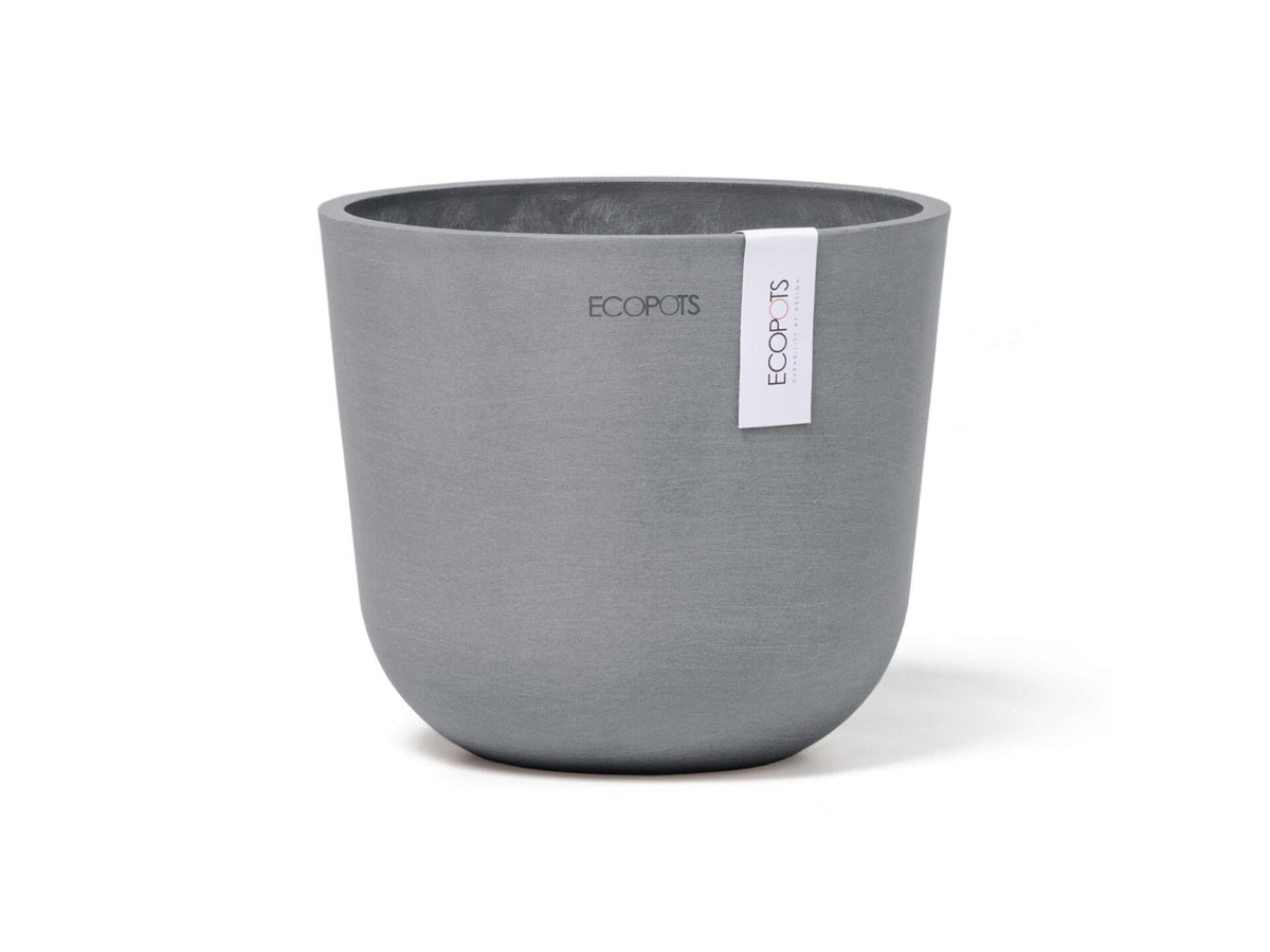 Ecopots Oslo Mini bloempot 16cm blauwgrijs
