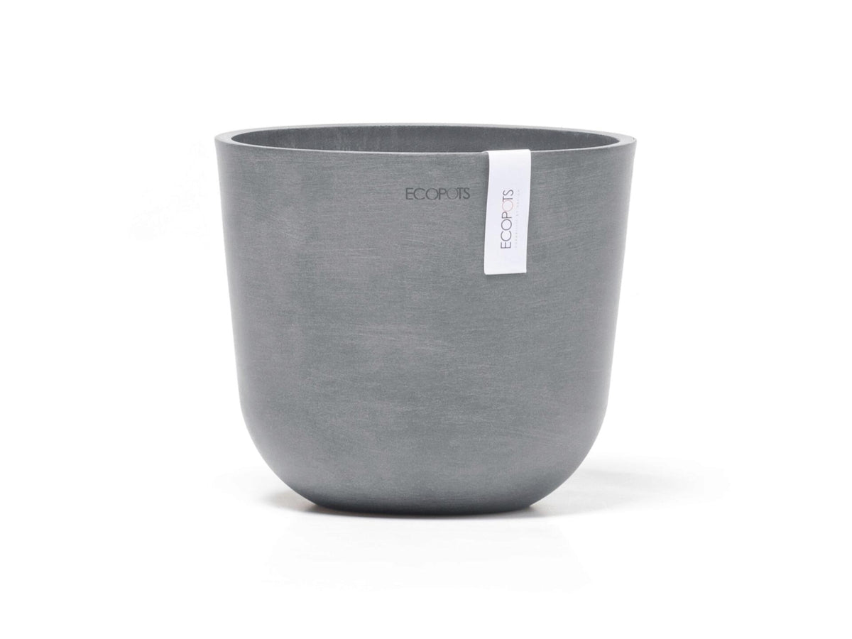Ecopots Oslo Mini bloempot 19cm blauwgrijs
